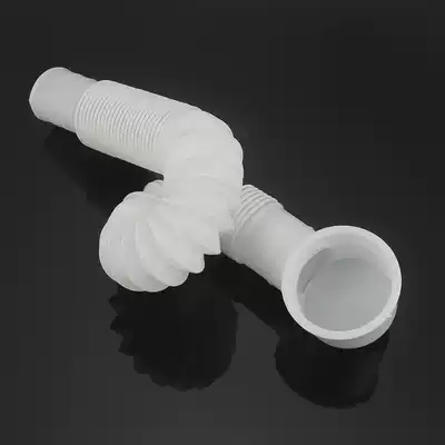 Bathtub drain pipe Bathroom drain pipe Plastic displacement pipe drain pipe to water pipe Telescopic pipe