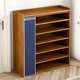 Shoe rack for home entrance 2023 hot new solid wood space-saving economical layered partition simple shoe cabinet