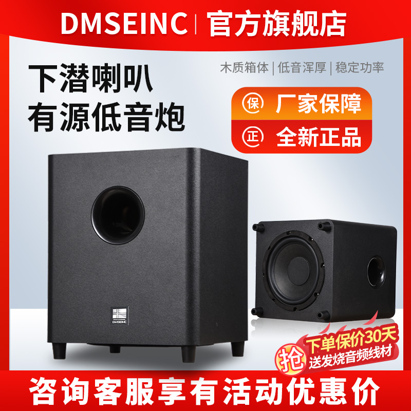 Danish Sheng 8 Inch 10 Inch Active Low-tone Cannon Home Living Room Home Theater Passive Overweight Low Sound Cannon Speaker-Taobao