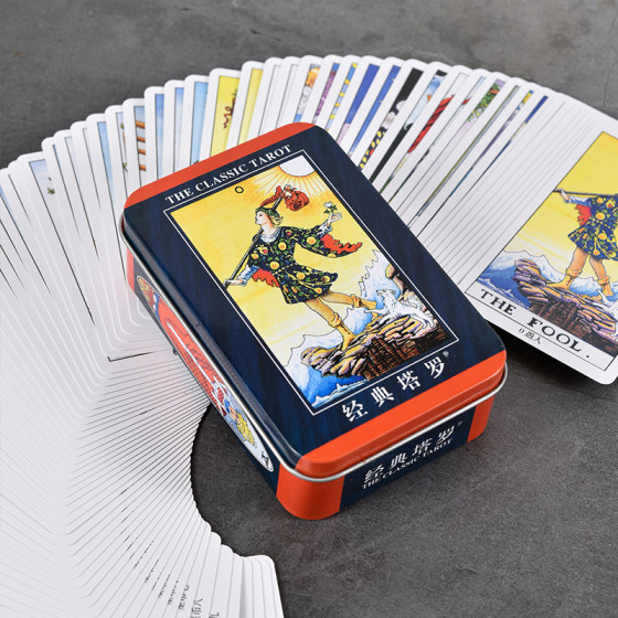 普及版经典铁盒韦特塔罗牌正版入门教程桌布葵花宝典维特初学者