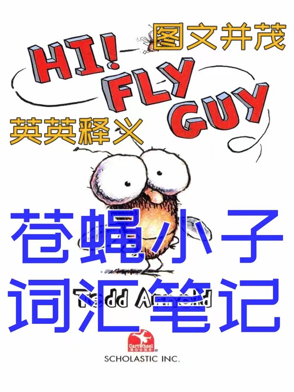 Fly Guy, a Set of 21 English Vocabulary Notebooks, Study Notes