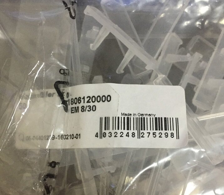 Spot EM 8 30 Weidmüller terminal marker number holder marker seat warning marker box 180612000