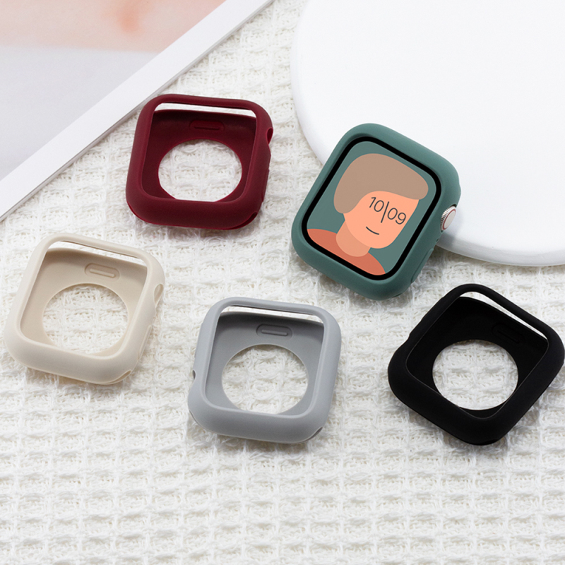 Suitable for Iwatch10 Protective Case S9 Frame Case Applewatch8 Case 7 New Silicone Apple Watch Case Suitable for Iwatch10 Protective Case S9 Frame Case Applewatch8 Case 7 New Silicone Apple Watch Case