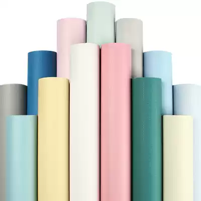 Self-adhesive wallpaper waterproof solid color white college student dormitory wallpaper home bedroom warm self-posted wallpaper