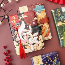 Chinese wind gusts of the Palace Forbidden City Wind See Crane Owned magnetic buckle Benson Fairy Crane Hands Account Books notebooks The notebook hands accounts