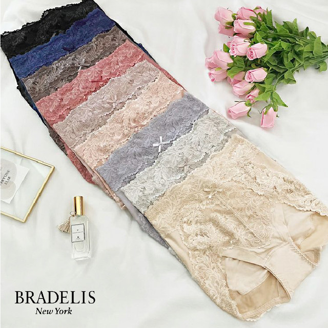 bradelis flagship lace ແອວສູງ underwear ຂອງແມ່ຍິງ tummy ການຄວບຄຸມ butt ຍົກ breathable ສັ້ນສັ້ນບາງໆ