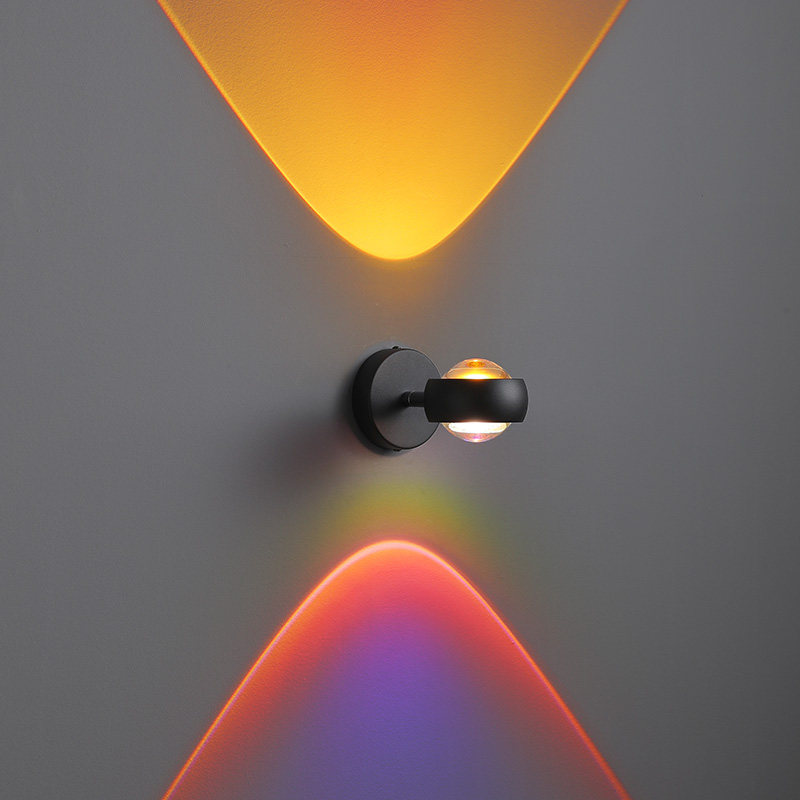 Sunset Light Wall Lamp Spotlight Double Head Day Not Fall Projection Light Bar Wash Wall Light Shops Decoration Clothing Shop Fall lights