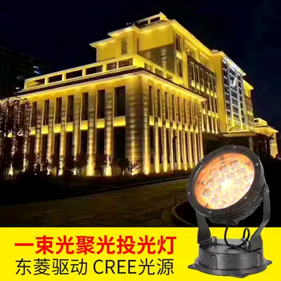 A beam of light flood light Spotlight Spot light Exterior wall Roman column outdoor waterproof narrow light remote light Beam far wall washer light