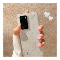 Applicable Huawei P50 p40pro mobile phone shell p30 p20pro simplified about nova8 8se 8pro 8pro transparent flash powder dream 7 7se 7pro soft