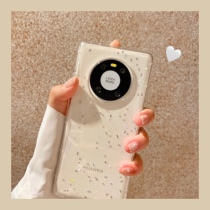 Applicable Huawei mate40 30 20pro mobile phone shell glory 20 30s minimalist 30pro transparent v40 v30pro drop rubber flash powder x10 8x 