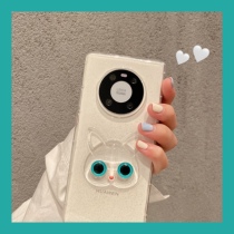 Zhao Ruths same 3D stereo kitty applies Huawei mate40 30 20pro mobile phone shell glory x10 8x 9x 9x glue 20i 30s youthful version brisk 9 