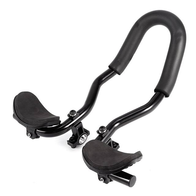 Mountain bike aluminium alloy integrated rest handlebar/TT handlebar/auxiliary handlebar bicycle accessories integrated rest handlebar 615g