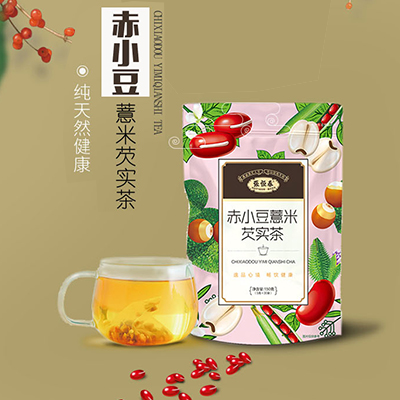 Zhang Hengchun Red Bean Pearl Barley eurygoryale tea red bean pearl barley bitter buckwheat to wet and wet barley bitter buckwheat flower tea