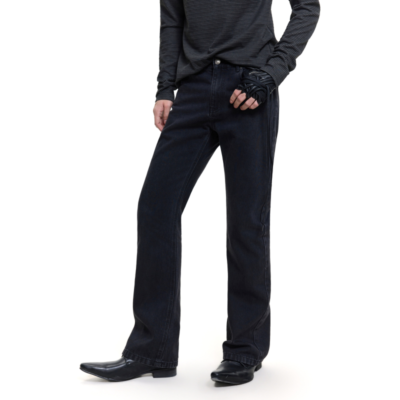 Frkm Scd F/W26 Jeans Autumn Washed Charcoal Black Slim Fit Straight Leg Pants