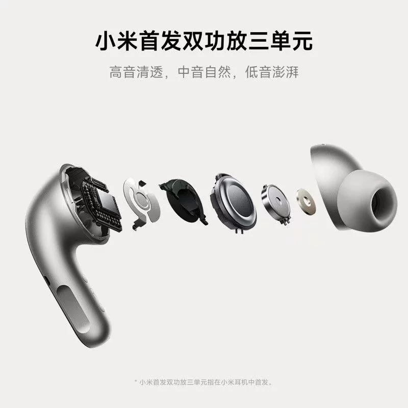 Наушники с шумоподавлением и записью Xiaomi Buds 5 Pro внутриканальные Bluetooth-хедфоны с переводом