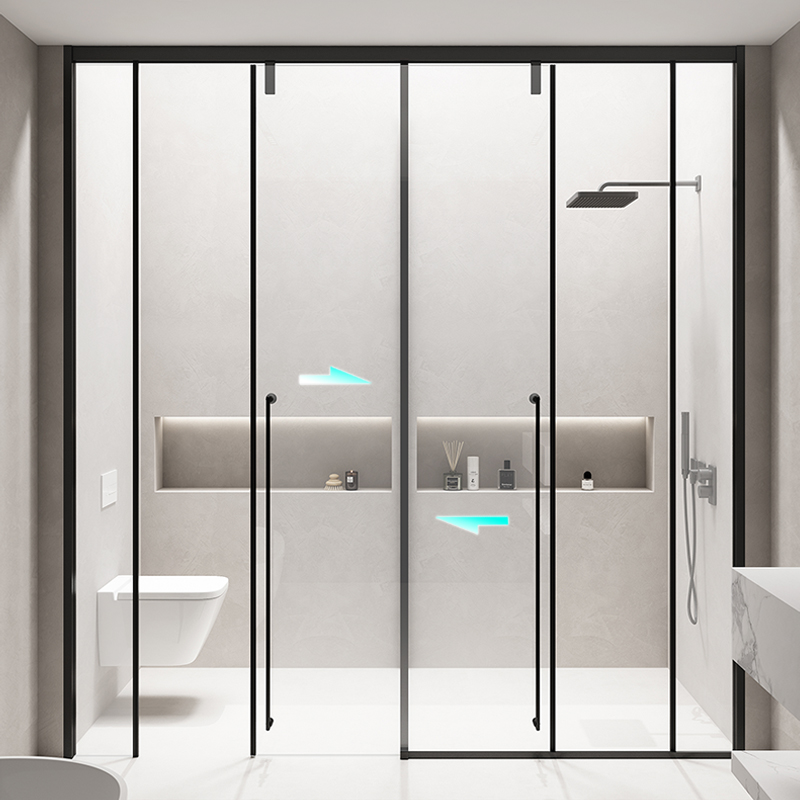 Shower Room Door Glass Ramen Dressing Room Dry Wet Separation Bathroom Partition Shower Bath Room Overall Shower Room Bath
