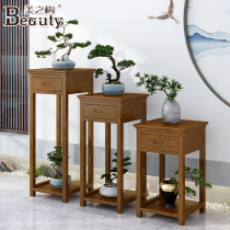 Flower shelf Indoor shelving flower pots shelf Living room Living-style Chandelia Frame Imitation Ancient Flowers a few new Chinese-style flower racks