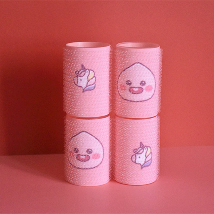 Cute Cartoon Cute Air Liu Hai Curly Hair Cylinder Fixed Self-Adhesive Roll Eight Words Liu Hai Sloth God Instrumental without injury 