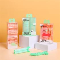 Air bangs fluffy curling iron for female students to style hair without damaging hair curling clips styling clips self-adhesive curls