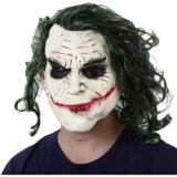 小丑面具 Бэтмен Темные Рыцари Латекс Маска Хислай Джокер Хед Худ Кос Гером