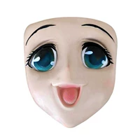 Мультяшная женская латексная маска Мэй