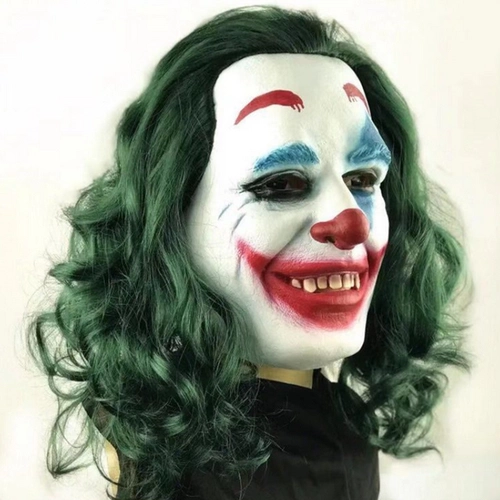 小丑面具 Бэтмен Темные Рыцари Латекс Маска Хислай Джокер Хед Худ Кос Гером