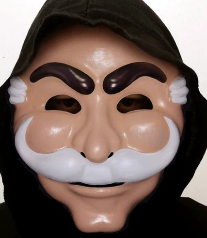 Перетащите латекс кожаная куртка масска компакт