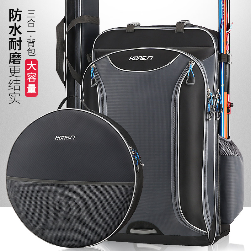 Multifunctional backpack large capacity European fishing chair backpack thickened waterproof fishing rod bag fish protection bag fishing chair bag