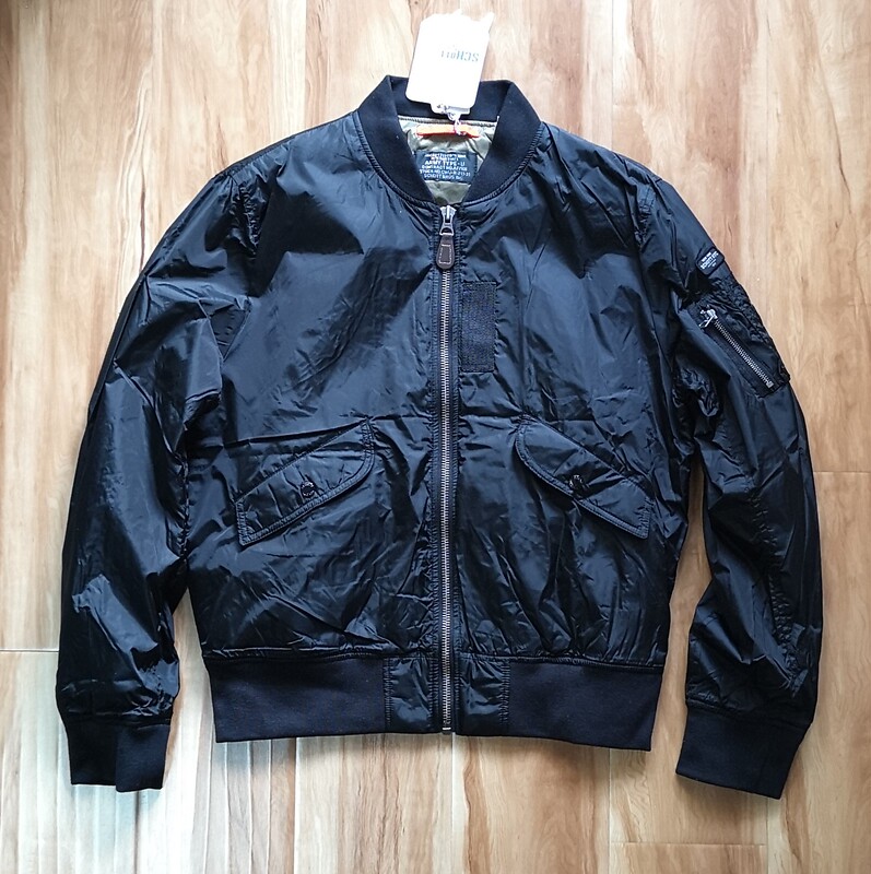 In-Stock Schott Nyc Men's Padded Slim-Fit Stand-Collar Short Casual Jacket, Purchased from the Uk at a Special Price In-Stock Schott Nyc Men's Padded Slim-Fit Stand-Collar Short Casual Jacket, Purchased from the Uk at a Special Price