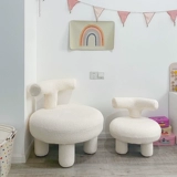 Nordic ins ins Lamb Lush Single Deba Скамья животные Детская Ленивая Гостиная Маленькая Стол Случайный сеть красной обувной стул