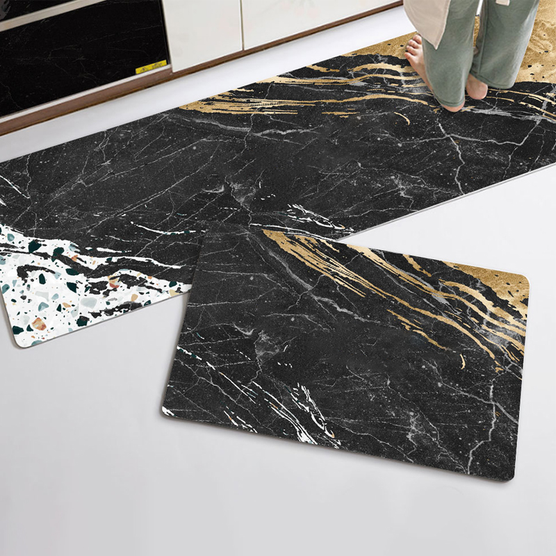 Kitchen Ground Mat Bathroom Carpet waterproof anti-slip anti-slip into the door Dressing Room Free Door to the door Entrance Suit