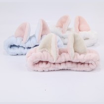 Simple face wash makeup and headwear cute three-dimensional cat elastic headband female internet celebrity cute cat ear headband