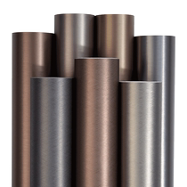 Metallic film sticker silver stainless steel film champagne gold elevator door car refrigerator brushed entry home color change bronze