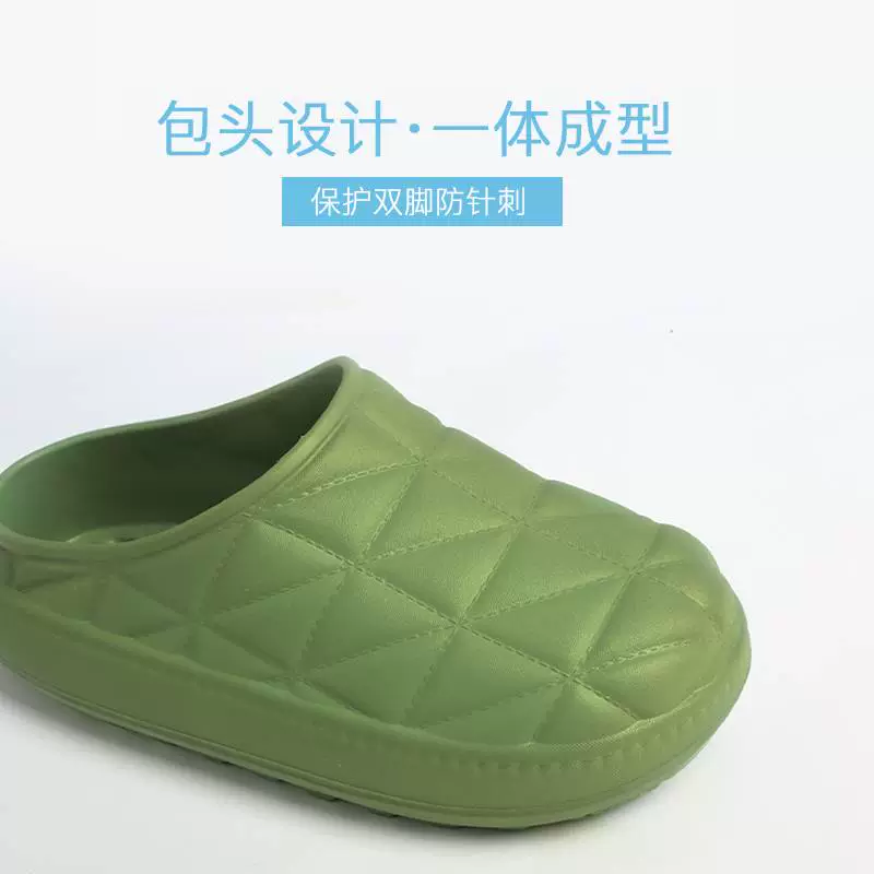 Dép y tế chống nước dành cho nữ phòng phẫu thuật xuân thu bảo vệ toàn diện Baotou nam thể thao đế mềm trong nhà chống trượt dép quai hậu nam đẹp