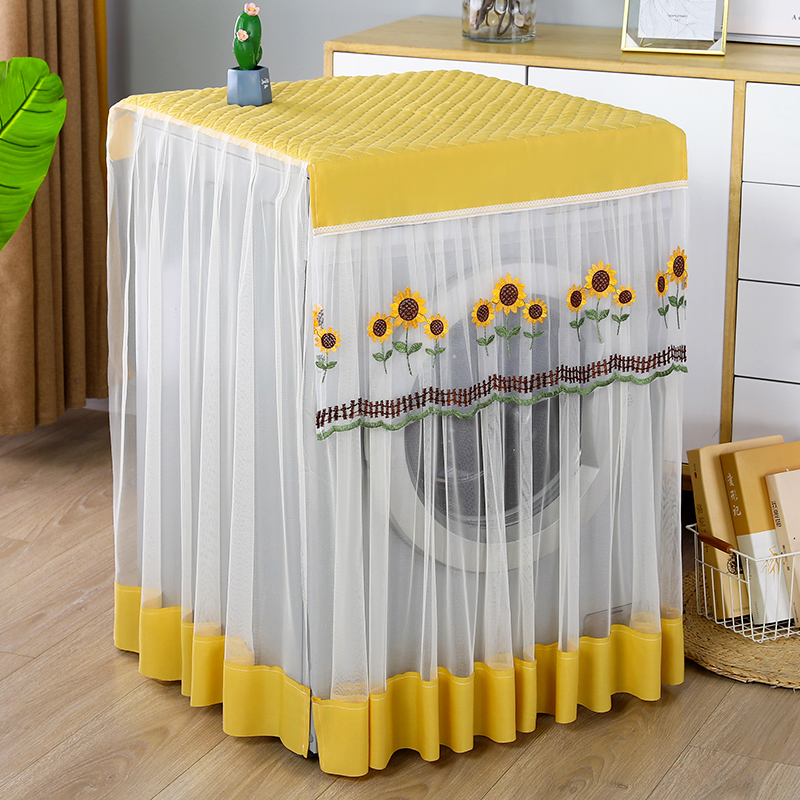 Washing machine anti-dust cover small swan Haier roller-type dust cover sub-automatic Siemens wave-wheel sun protection cover cloth universal