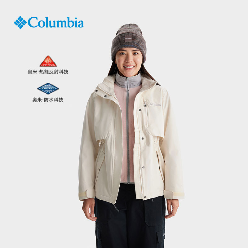 Columbia Columbia Jacket Outdoor 24 Autumn and Winter Women's Silver Point Thermal Waterproof Jacket Xr3853