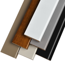 New longan solid wood baseboard 4cm black tata white baseboard 6cm baseboard 8 wood grain t baseboard