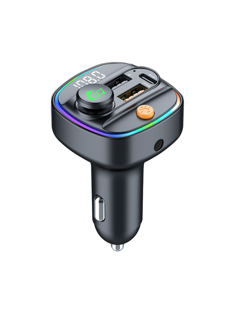 5.3 Car Bluetooth Receiver Lossless Sound Quality Mp3 Player Multifunctional USB Charger Fast Charging Cigarette Lighter for Car Use