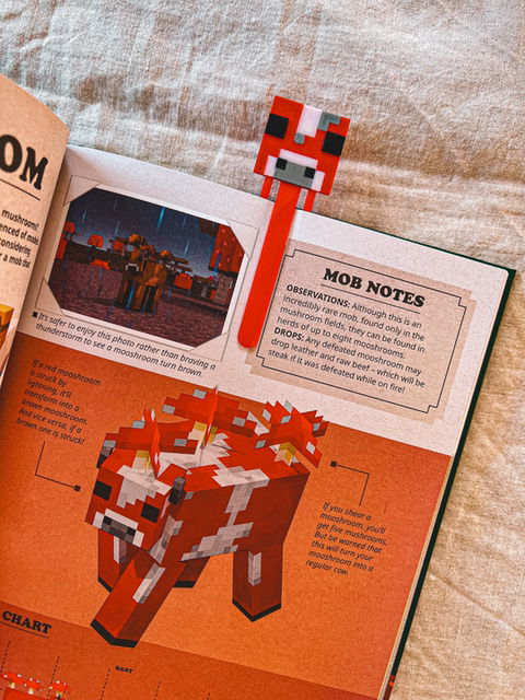 Mc Minecraft Peripheral Bookmarks Creeper Enderman Little Bee Bookmark Children's Gift Birthday Gift