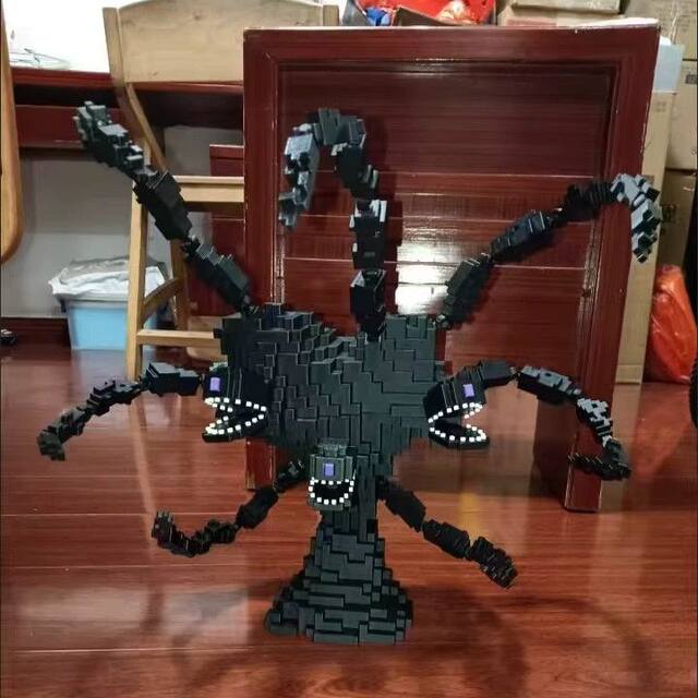 Mc Minecraft Wither Storm Assembly Model 3D Printed Toy Boss Figure Game Peripheral Annoying Villager