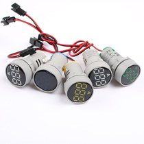 AD16 - 22AM mini - type AC current meter round digital indicator with intersensor LED panel meter instrument