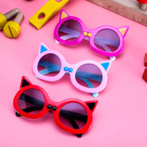 2021 new children sunglasses lady cute cartoon ink mirror mens summer retro eyes frames sunglasses