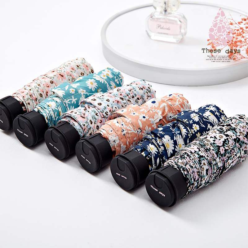 Japan's Those days sunscreen anti-UV female sunny umbrella dual-use fresh Japanese portable folding umbrella flip umbrella