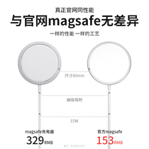 Applicable for iPhone 12 charger magsafe wireless Apple 11 magnetic suction car on board mini megsafe charge 20W mobile phone magesafe bagsafe p