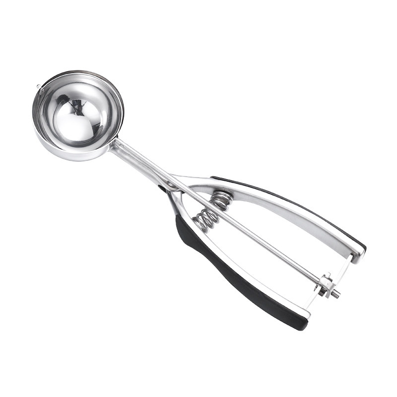 304 Stainless Steel Creative Ice Cream Scoop Ice Cream Ball Scoop Commercial Clip Fruit Scooper Home