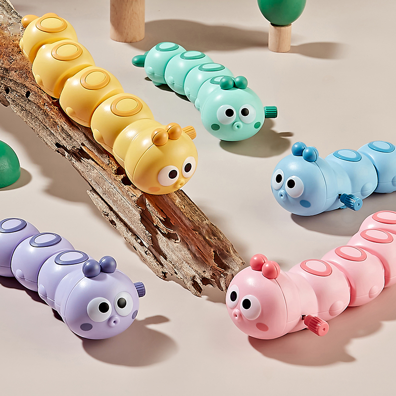 Caterpillar clockwork Baby Toys 0 1 year old puzzle early to teach 6 babies 2 to 3 months 7 Children 4 head-up exercises 5-Taobao