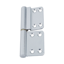 Toilet hinges stainless steel hinges bathroom aluminum alloy door hinges removable kitchen toilet old-fashioned hinges