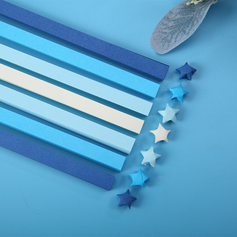 Stack Stars Origami Tube Glass Empty Bottle Hsu Willing Bottle Gradient Handmade Diy Material Lucky Stars Finished Creative Gift-Taobao