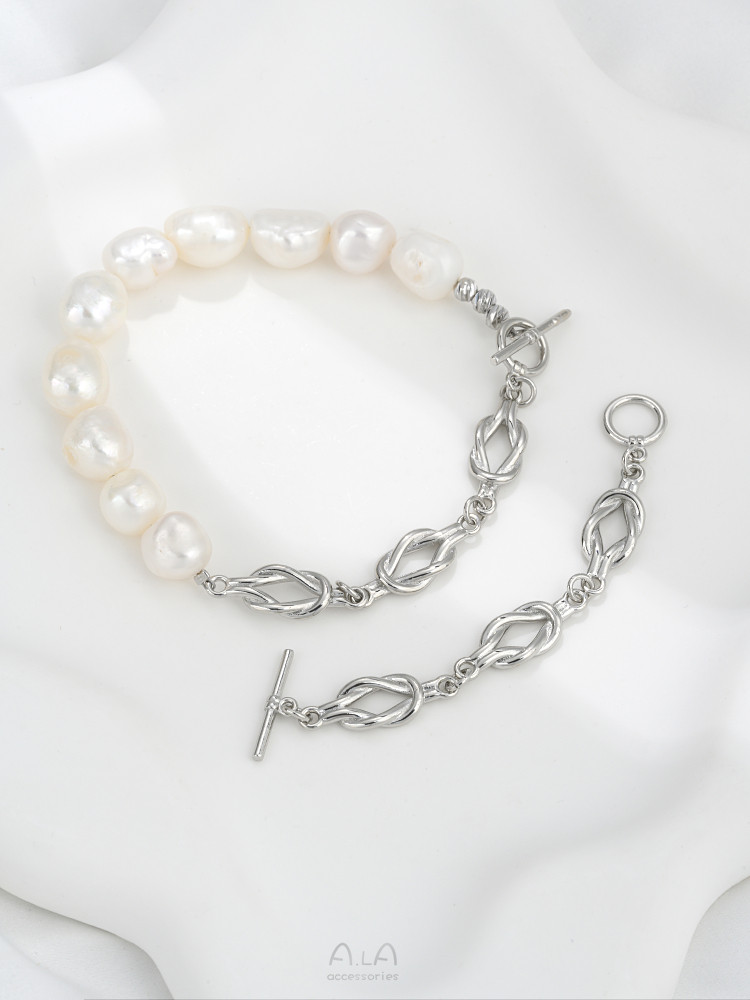 COLOR-RETAINING 14K GOLD-FILLED KNOTTED CHAIN LONG OT BUCKLE DIY HANDMADE PEARL BRACELET NECKLACE ORNAMENT BUCKLE BUCKLE ACCESSORIES