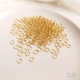 Золотые колечки для украшений и бижутерии, 3mm, 18 карат, 50 шт